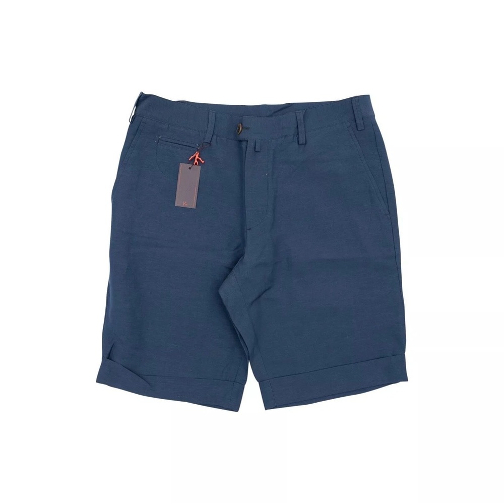 NWD 650USD$ ISAIA NAPOLI Blue Chino Pant Wool / Linen 36 US / 52 EU